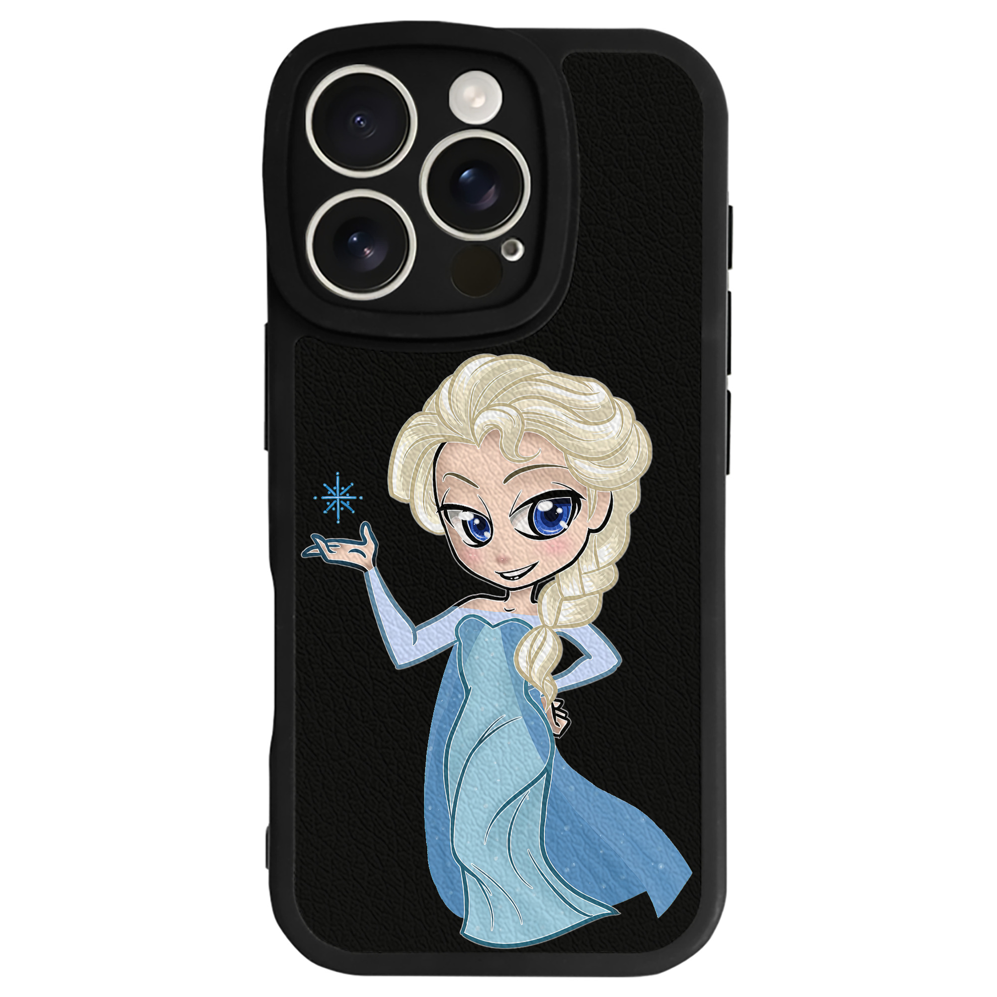（画像用） アナと雪の女王 アンナ エルサ Frozen Anna Elsa 【iPhone 16シリーズ対応】シリコンスマホケース（レザー調） 材質：シリコン